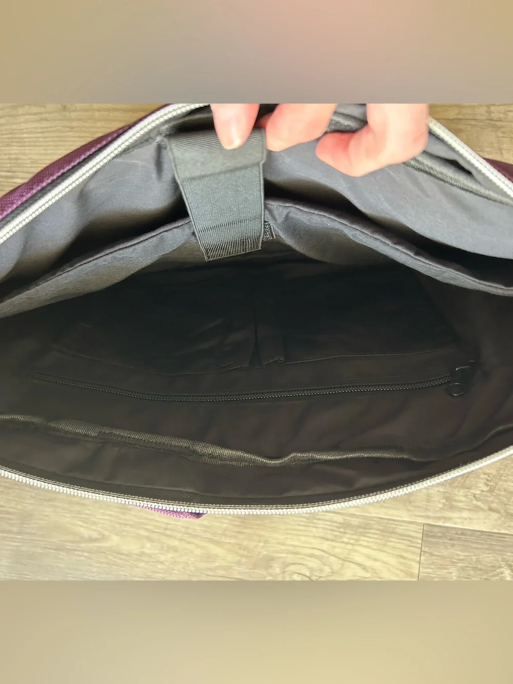 Dime Bags 17” Laptop Bag Side Hustler Plum NEW